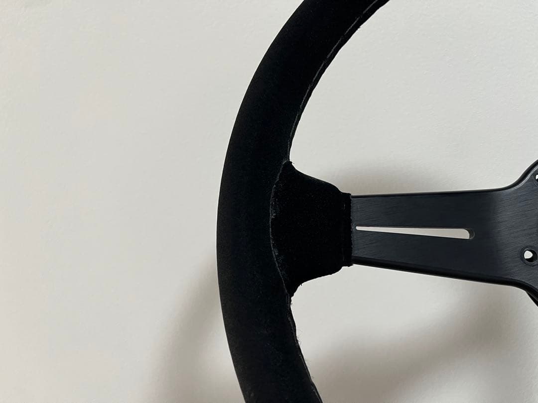 絶版 ナルディ クラシック 340mm ブラック スエード N343 中古品