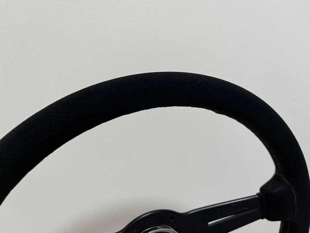 絶版 ナルディ クラシック 340mm ブラック スエード N343 中古品