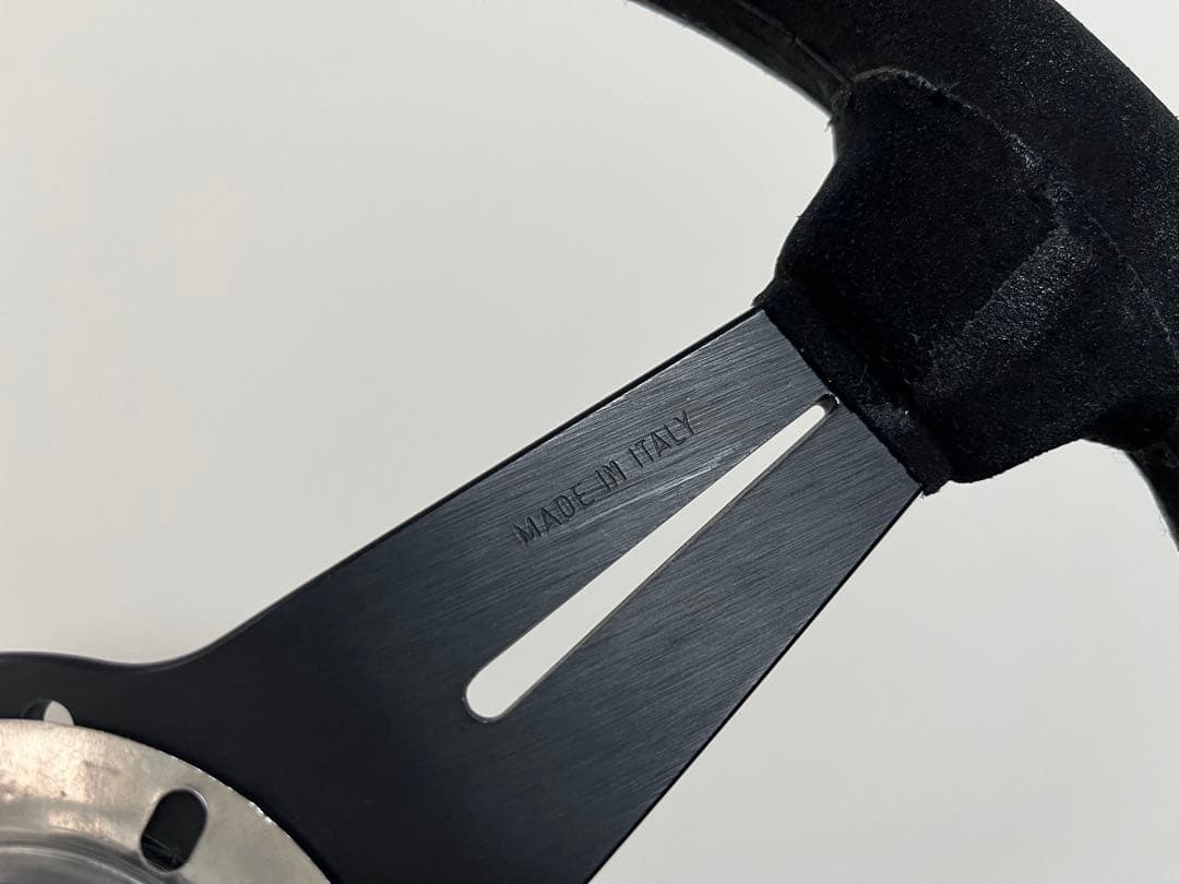 絶版 ナルディ クラシック 340mm ブラック スエード N343 中古品