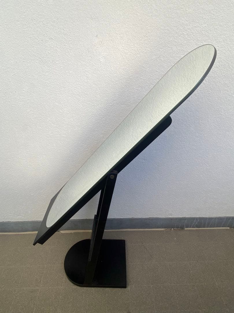 80's 資生堂 SHISEIDO 非売品 オーバルミラー スペースエイジ