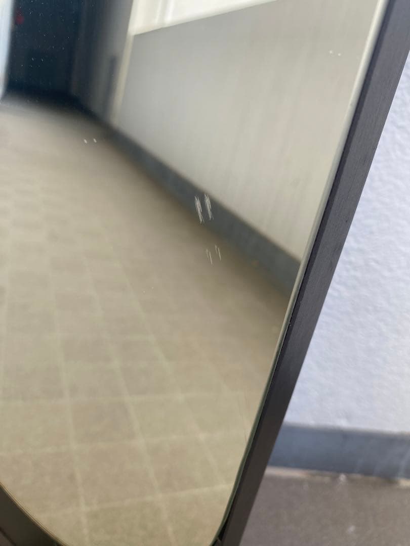 80's 資生堂 SHISEIDO 非売品 オーバルミラー スペースエイジ