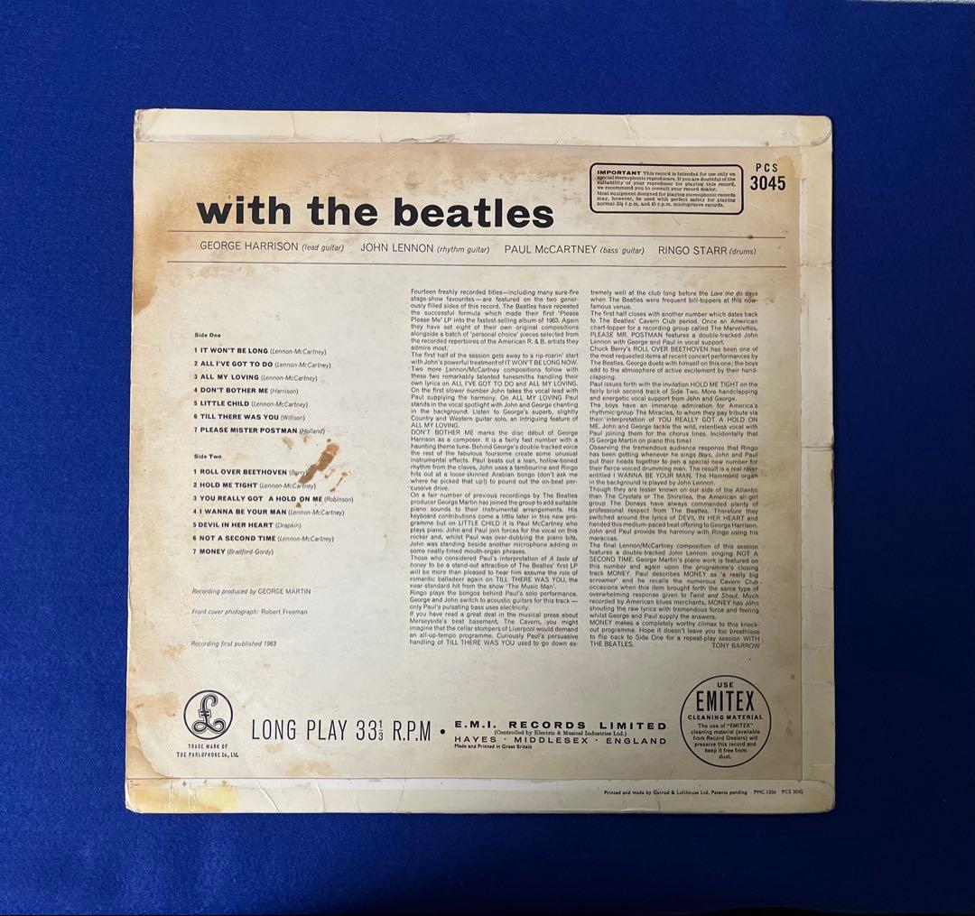 UKOrg ビートルズ With The Beatles 稀少ステレオ初版