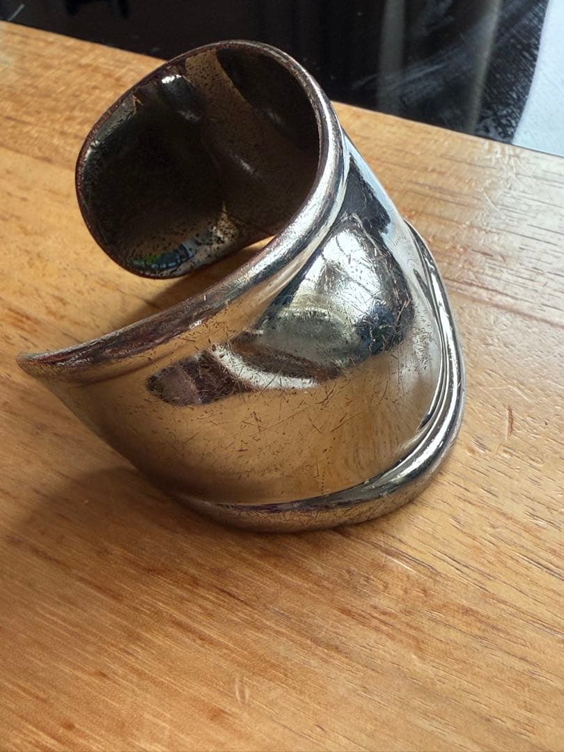 【お値下げ中】ティファニー　ボーンカフ ルテニウム　Sサイズ