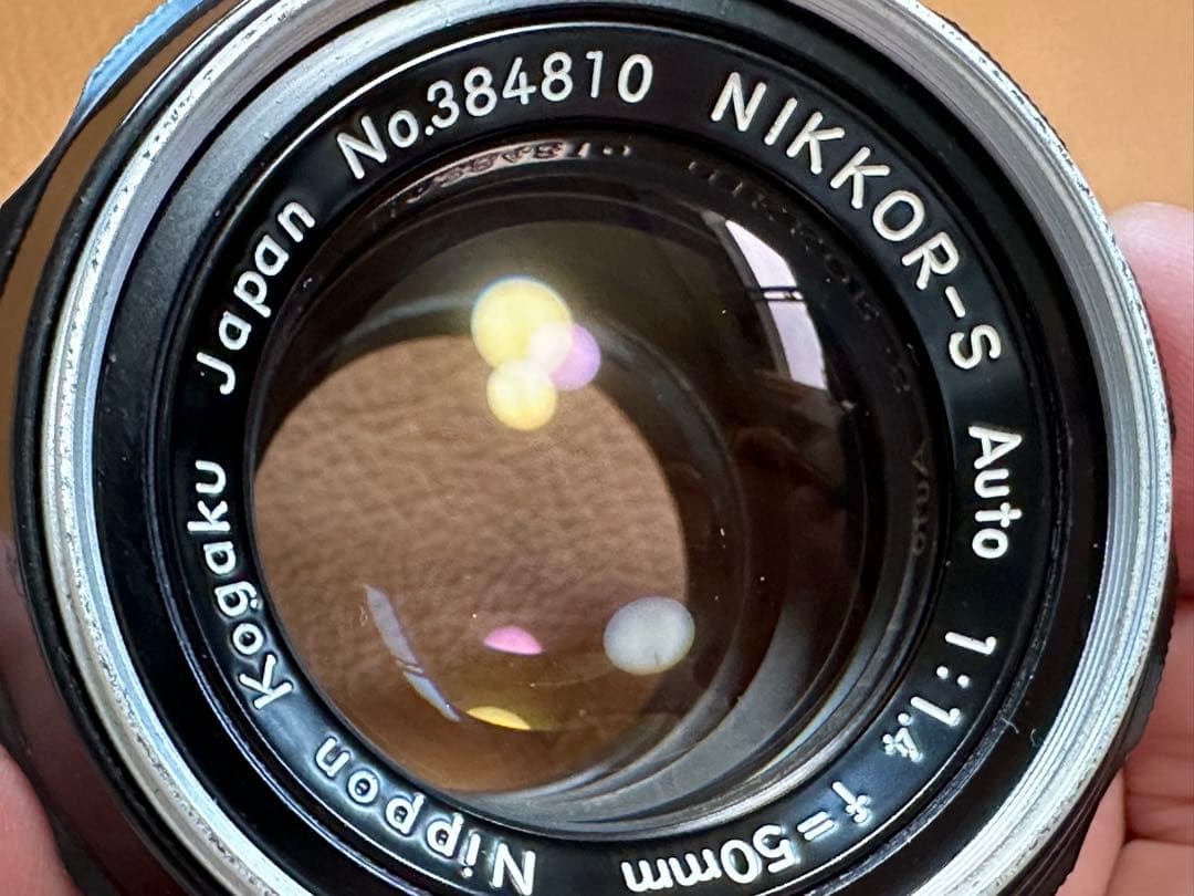 Nikon F アイレベル ボディ（後期型 アポロ）、レンズ50mm F1.4