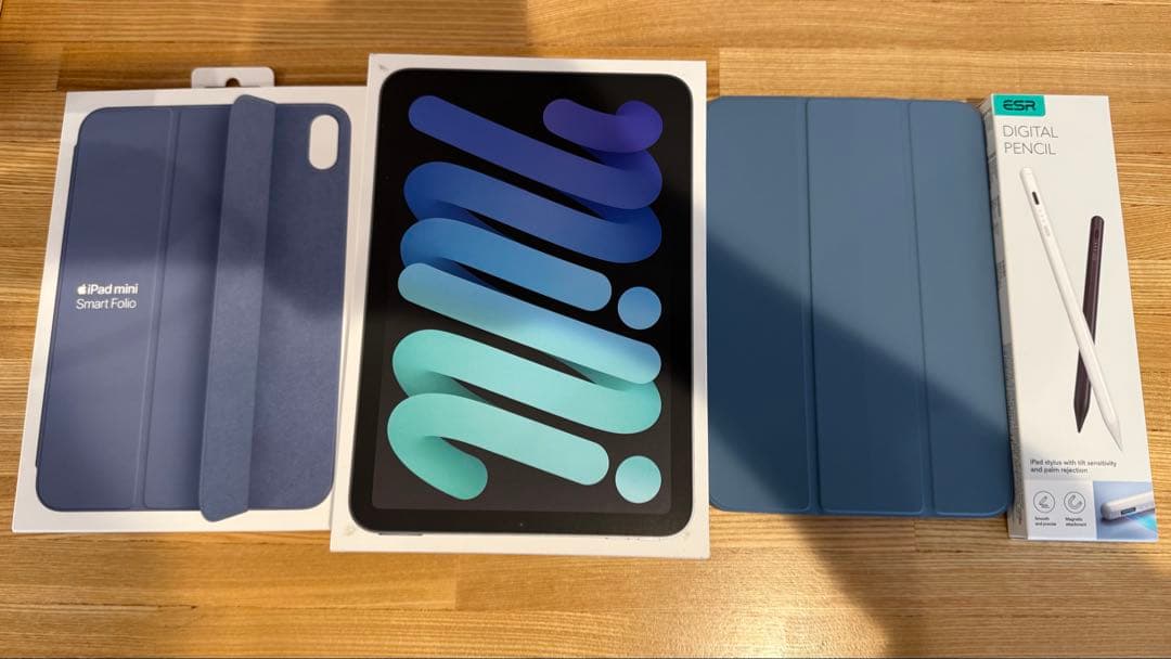 iPadmini (A17 Pro) 本体+Smart Folio+Pencil