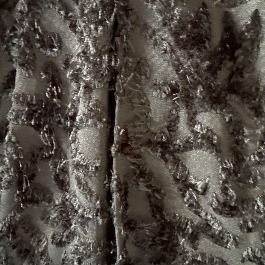 美品　conte テクスチャーパンツ 黒