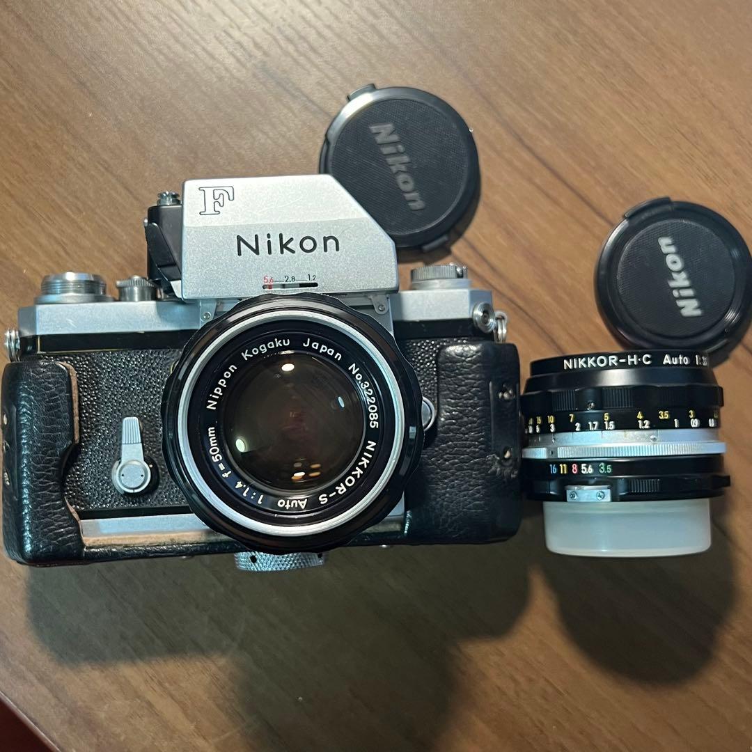 Nikon F フォトミック+Nikkorレンズ2本完動美品