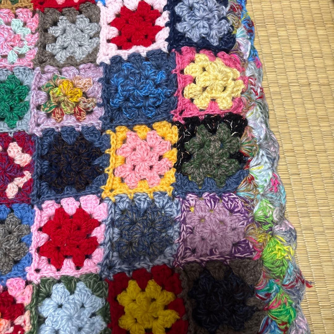 圧縮発送多色グラニースクエアマルチカバーハンドメイド