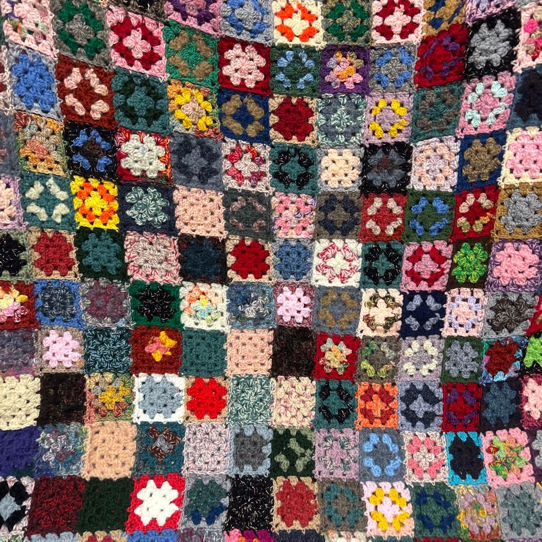 圧縮発送多色グラニースクエアマルチカバーハンドメイド