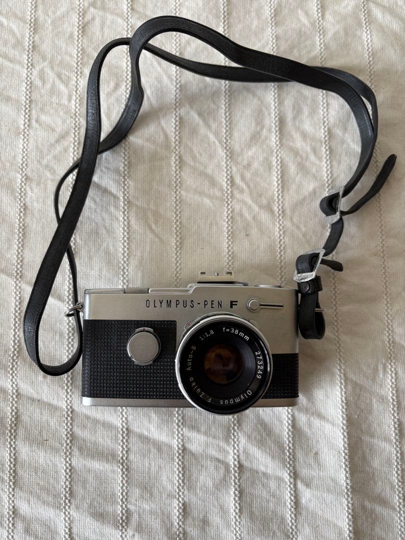 Olympus Pen F ハーフカメラ シャッター動作OK ケース付き