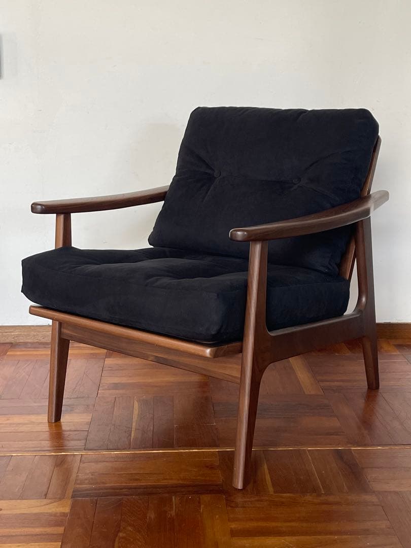 マルニ60 ウォールナット フレーム アームチェア 1シーター 1