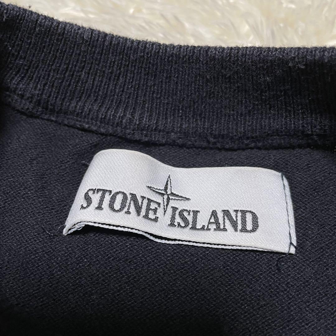 STONE クルーネック ニットセーター ブラック Mサイズ
