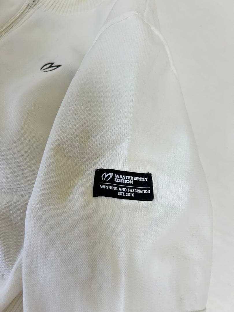 白ジップアップ リバーシブルジャケット