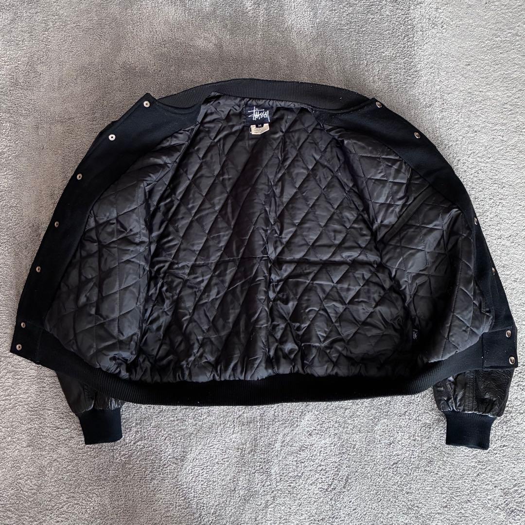 stussy スタジャン 90s 紺タグ