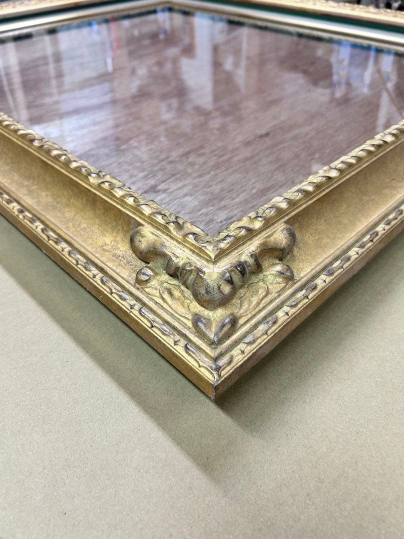 s*命様 ゴールド装飾木製額縁 Ｆ２５