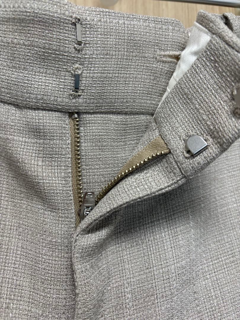 美品　アダムエロペ セットアップ　ツイードテーラードジャケット　パンツ　38