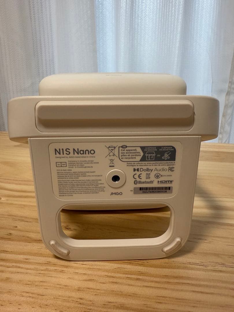 【ほぼ未使用】JMGO N1S Nano LED光源 プロジェクター