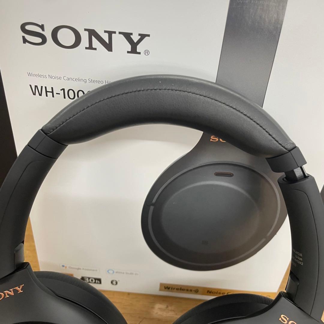 美品 動作品 SONY WH-1000XM4 ブラック ワイヤレスヘッドホン