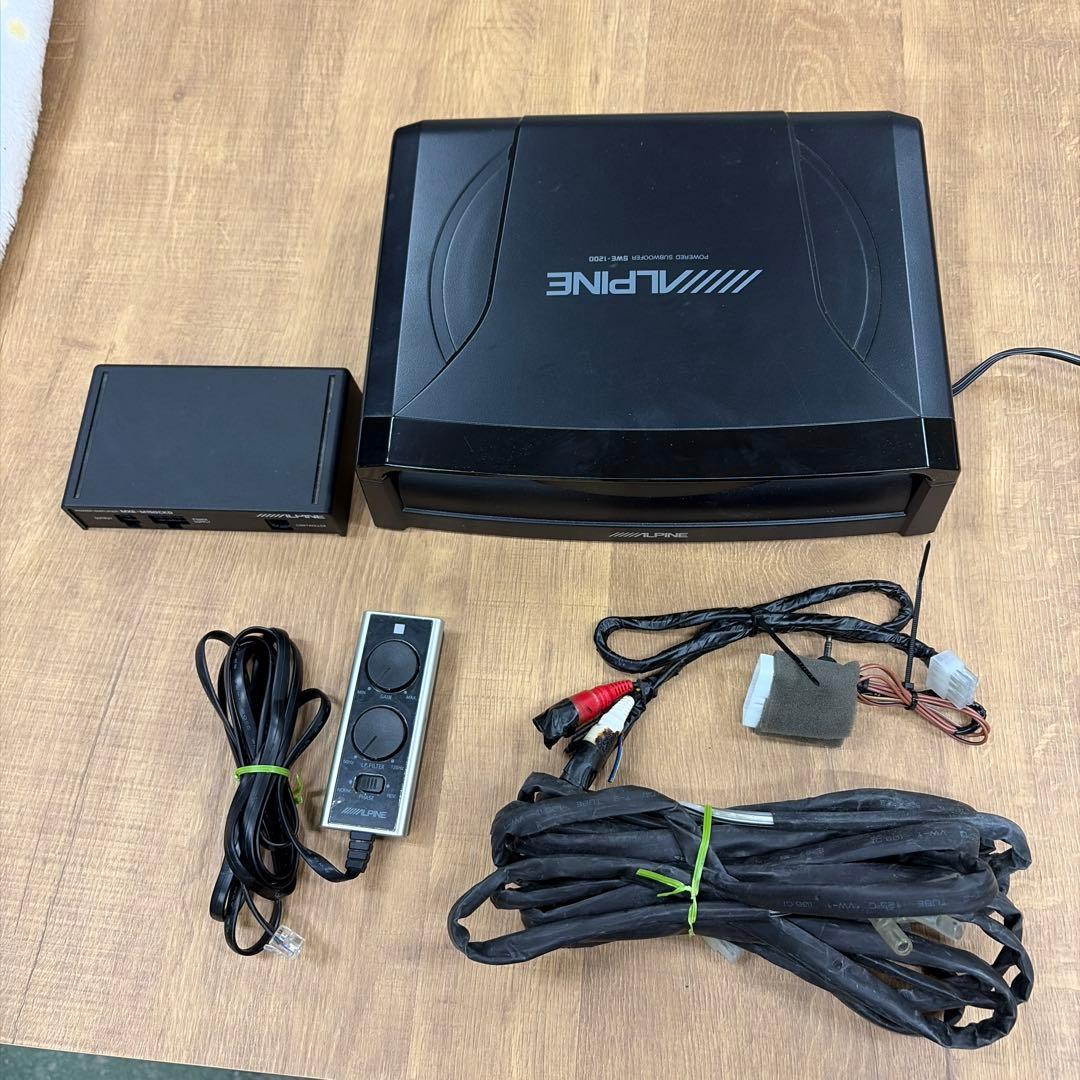 ALPINE パワードサブウーファー SWE-1200