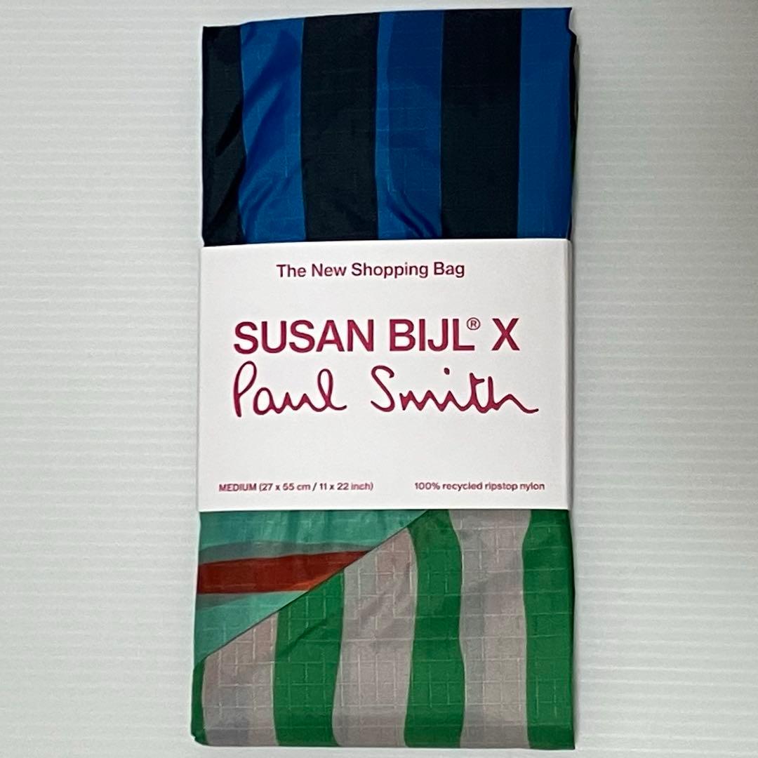 新品未使用）SUSAN BIJL X Paul Smith エコバッグ M