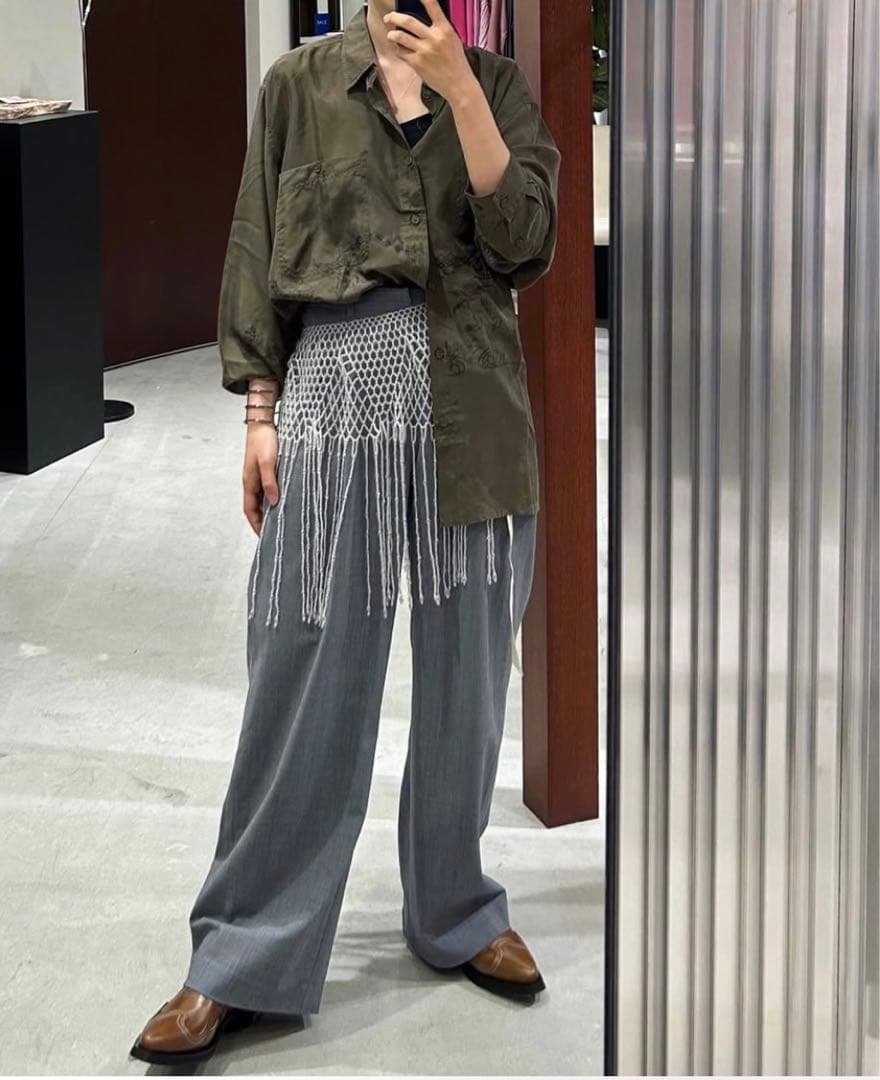 chikakisada ビーズラップスカート