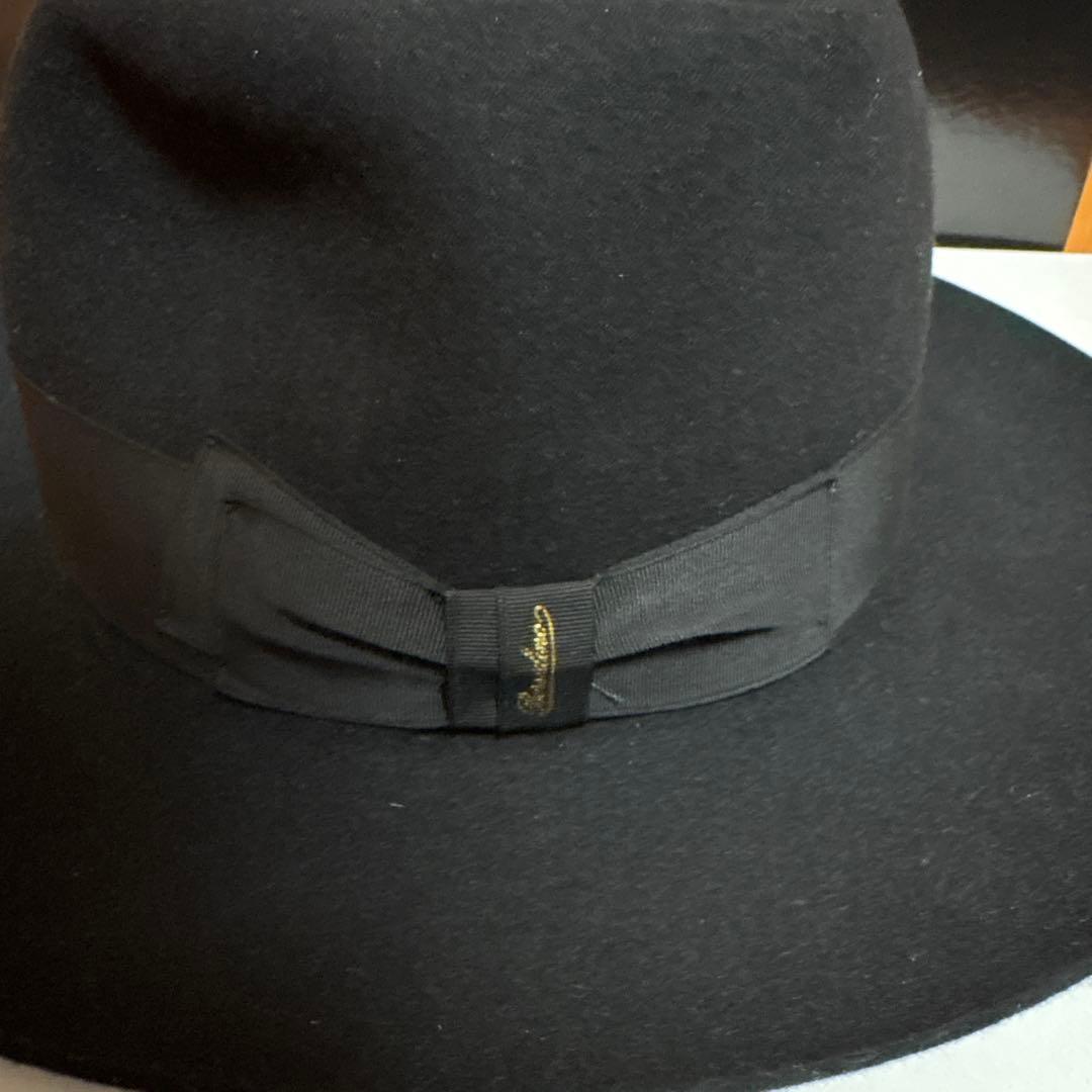 Borsalino ブラック ウールハット