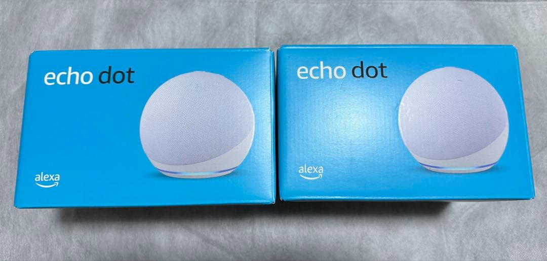 【新品】Echo Dot 第5世代 Alexaグレーシャーホワイト 2個セット