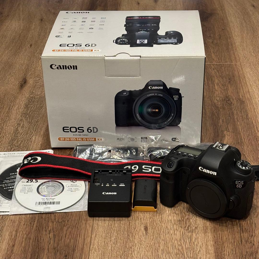 【極美品】Canon EOS 6D ボディ フルサイズ一眼レフ