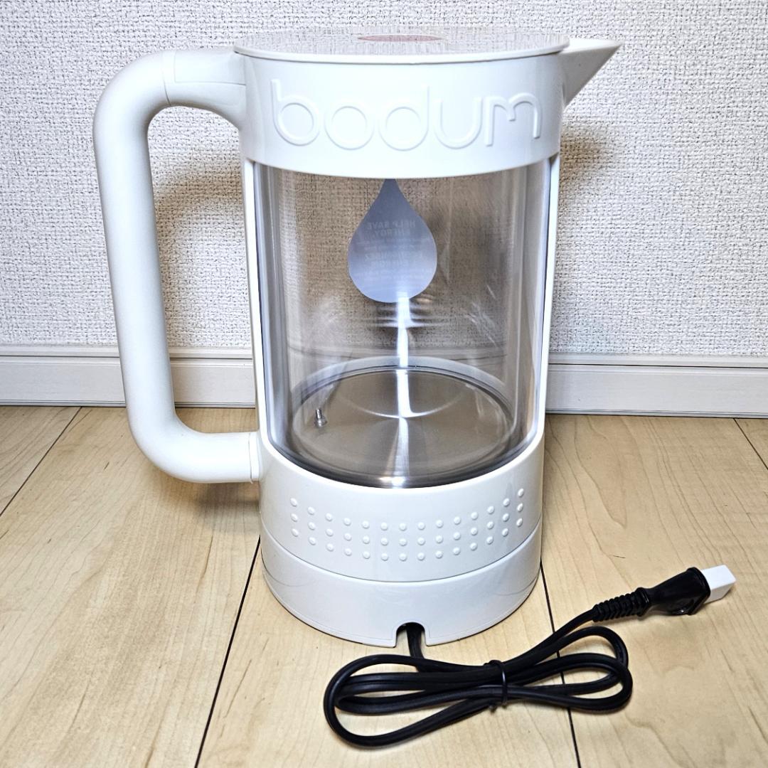 希少 ボダム BODUM 電気ケトル 1100ml ホワイト 11659-913
