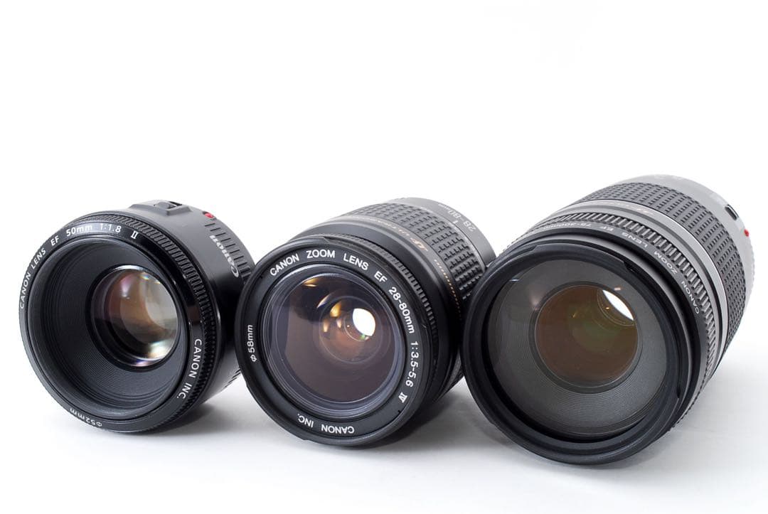 キャノン canon eos 5d mark iv標準&望遠&単焦点レンズセット