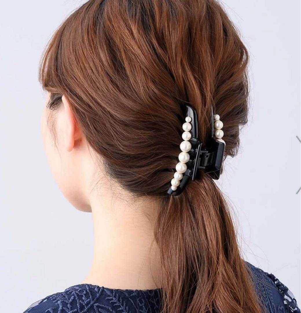 Complex Biz ブラックパールヘアクリップ