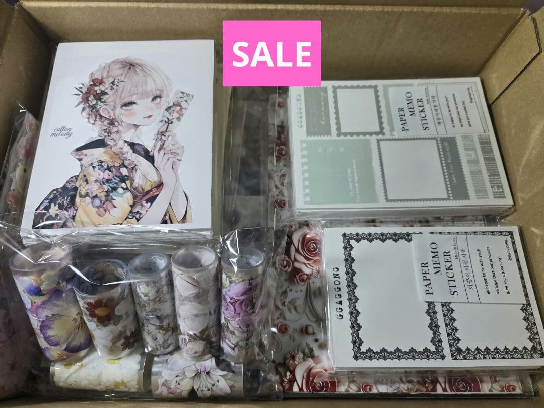 海外マステ　コラージ素材　人物ステッカー　ggaggong様　まとめ売り