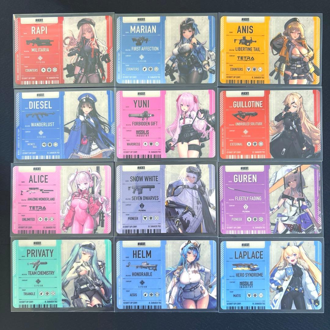 勝利の女神NIKKE メタリックパスコレクション　24種 コンプ セット