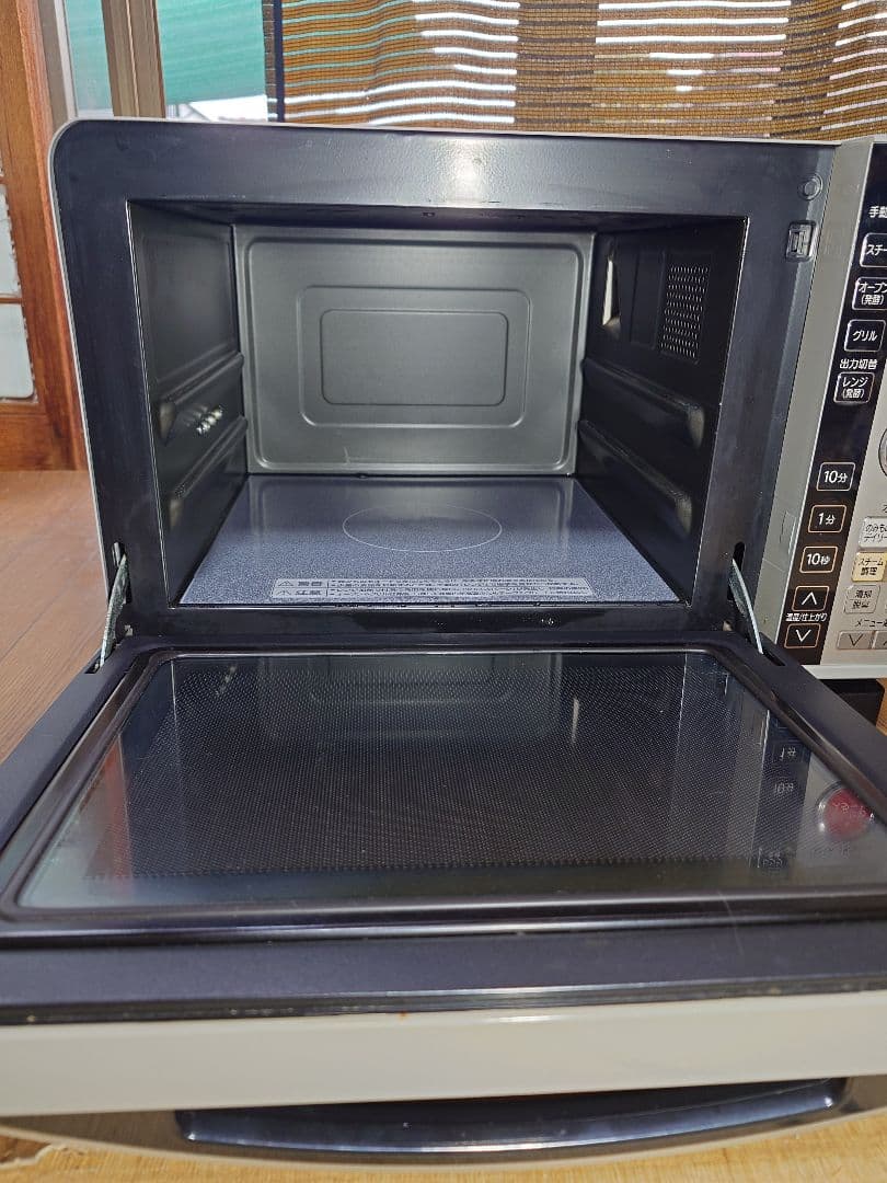 日立製過熱水蒸気 オーブンレンジ。