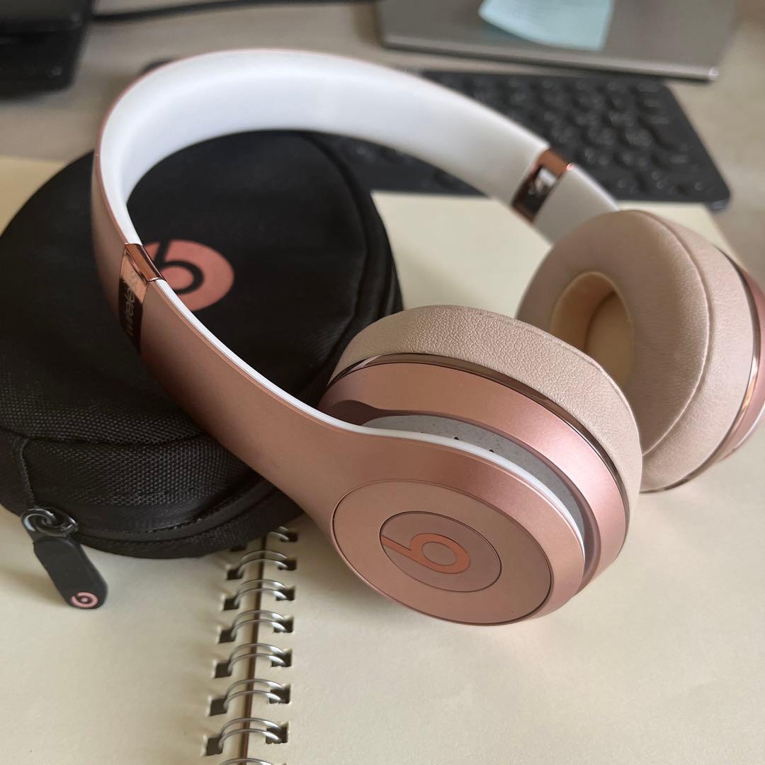 Beats Solo3 Wireless ヘッドホン ローズゴールド
