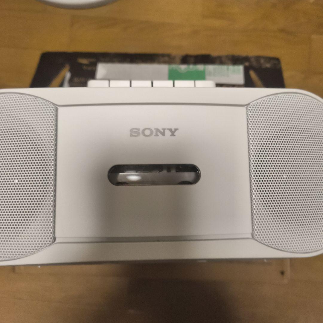 ソニー AUX CDラジカセ レコーダー CFD-S70 ホワイト