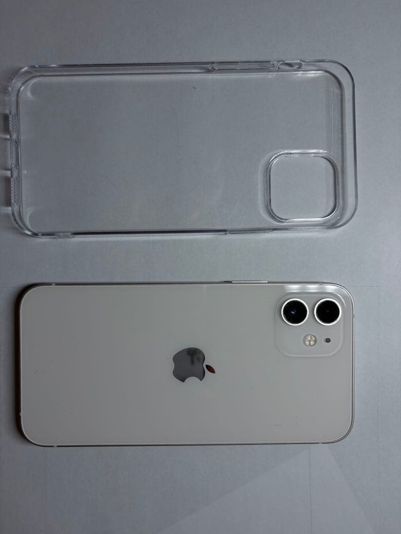 iPhone12 ホワイト　128GB 傷なし　ケース付き