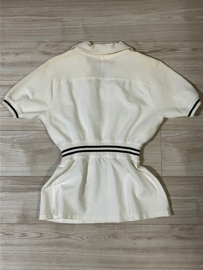 Chanel 半袖ポロシャツ 42 ホワイト