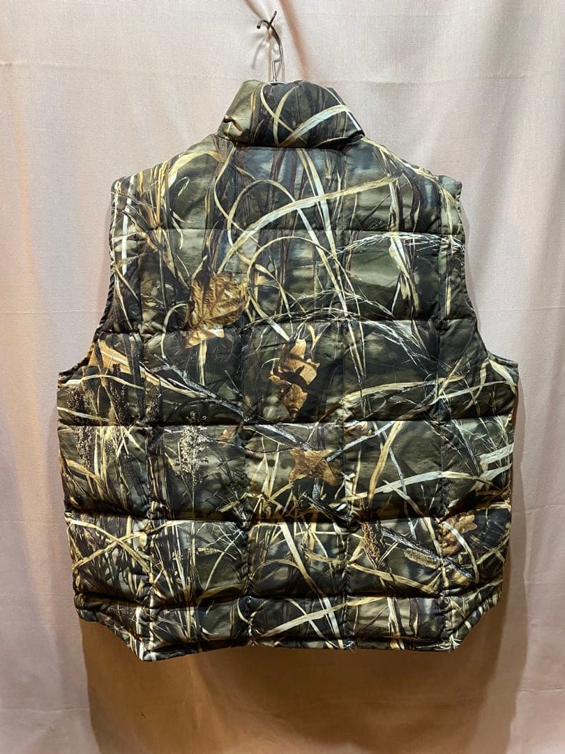 10X ダウンベスト リアルツリーカモ　ビッグサイズ　XL USA古着