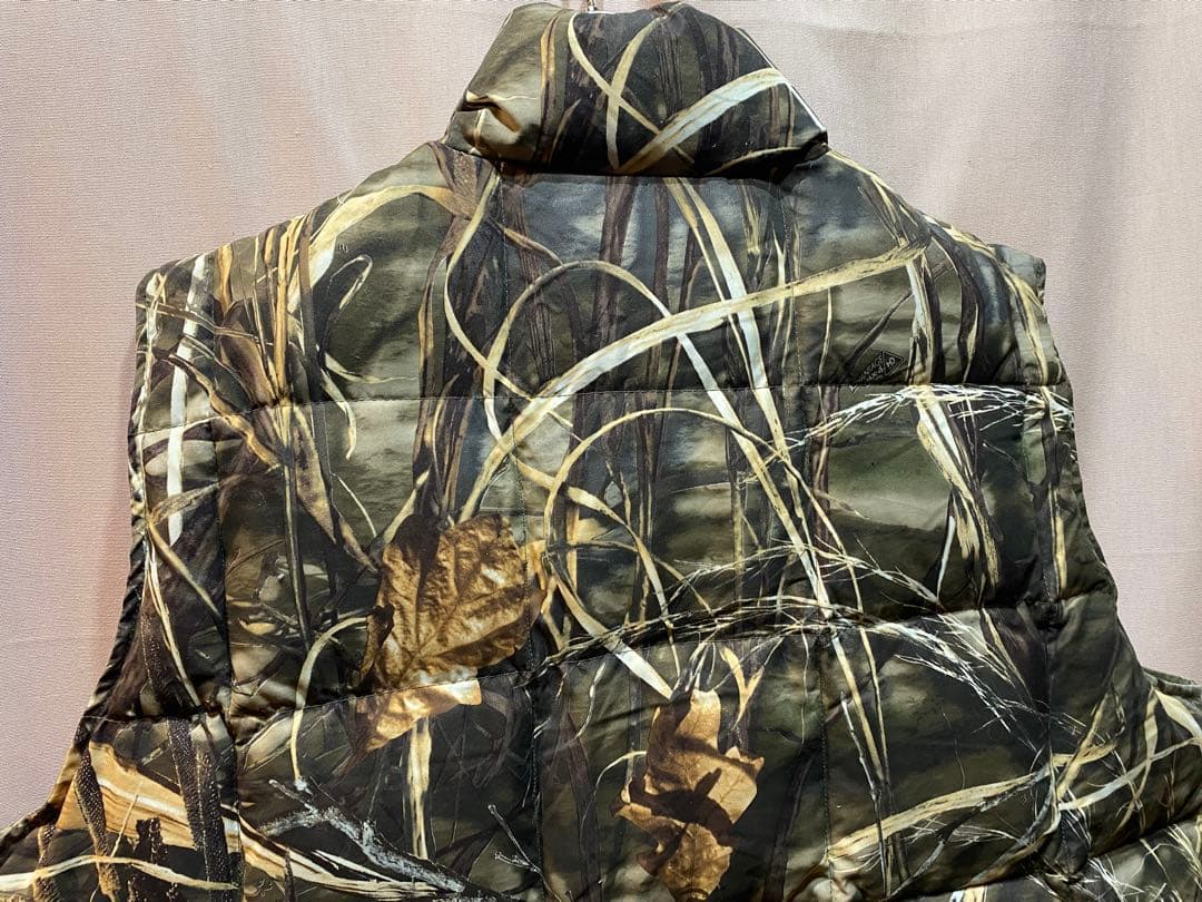 10X ダウンベスト リアルツリーカモ　ビッグサイズ　XL USA古着