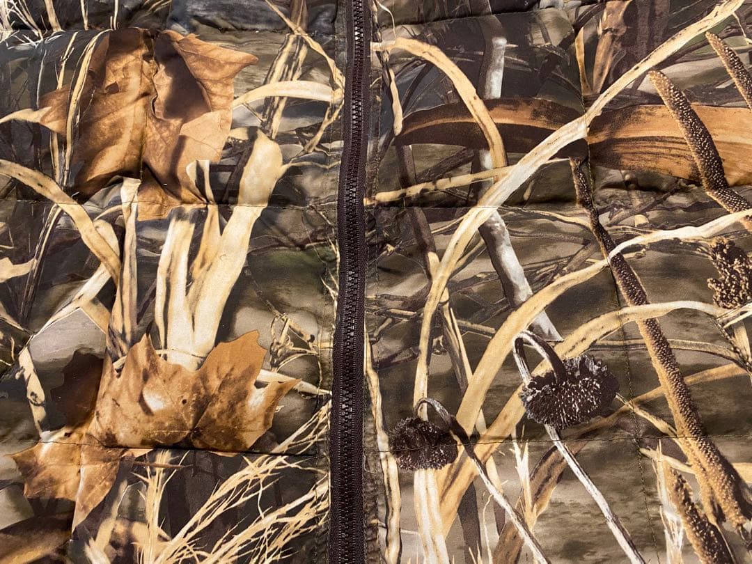 10X ダウンベスト リアルツリーカモ　ビッグサイズ　XL USA古着