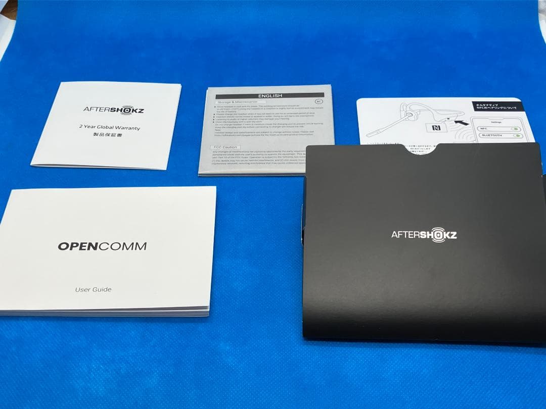 【未使用に近い】Shokz ショックス OpenComm Black（送料無料）