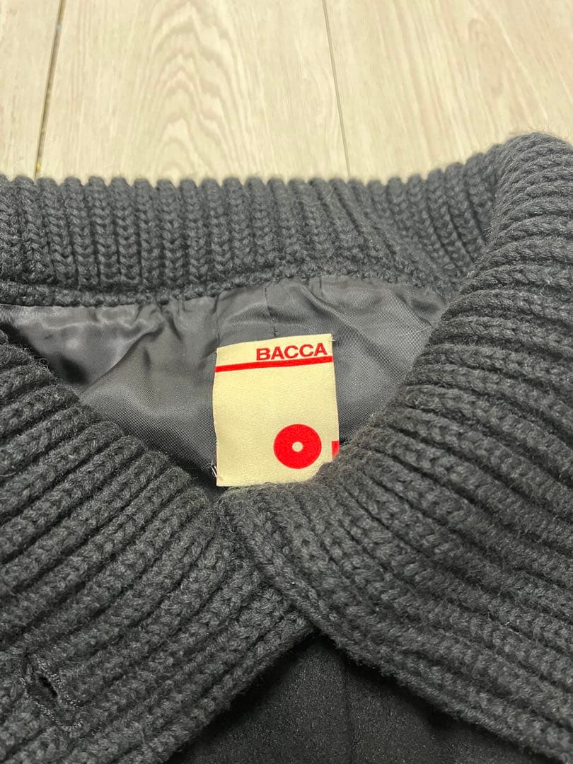 最終価格！bacca アンゴラコート38 ブラック　トゥモローランド