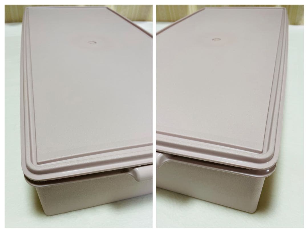 美品/4個セット/タッパーウェア/ロングスーパーケース/ピンク/収納/衣装ケース