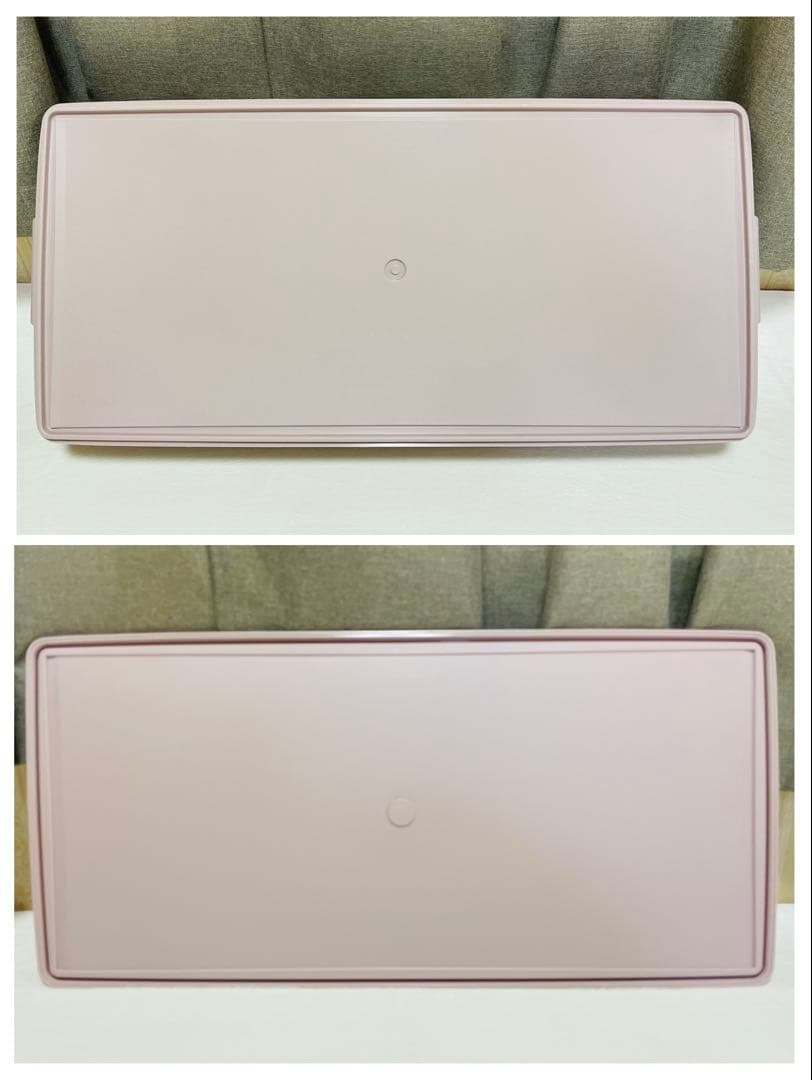 美品/4個セット/タッパーウェア/ロングスーパーケース/ピンク/収納/衣装ケース