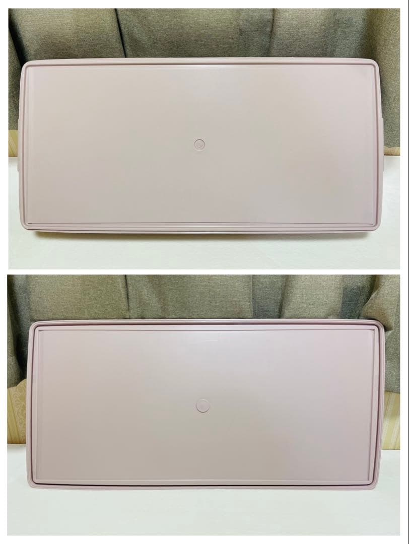 美品/4個セット/タッパーウェア/ロングスーパーケース/ピンク/収納/衣装ケース