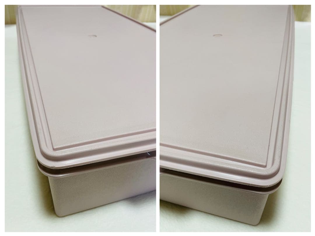 美品/4個セット/タッパーウェア/ロングスーパーケース/ピンク/収納/衣装ケース