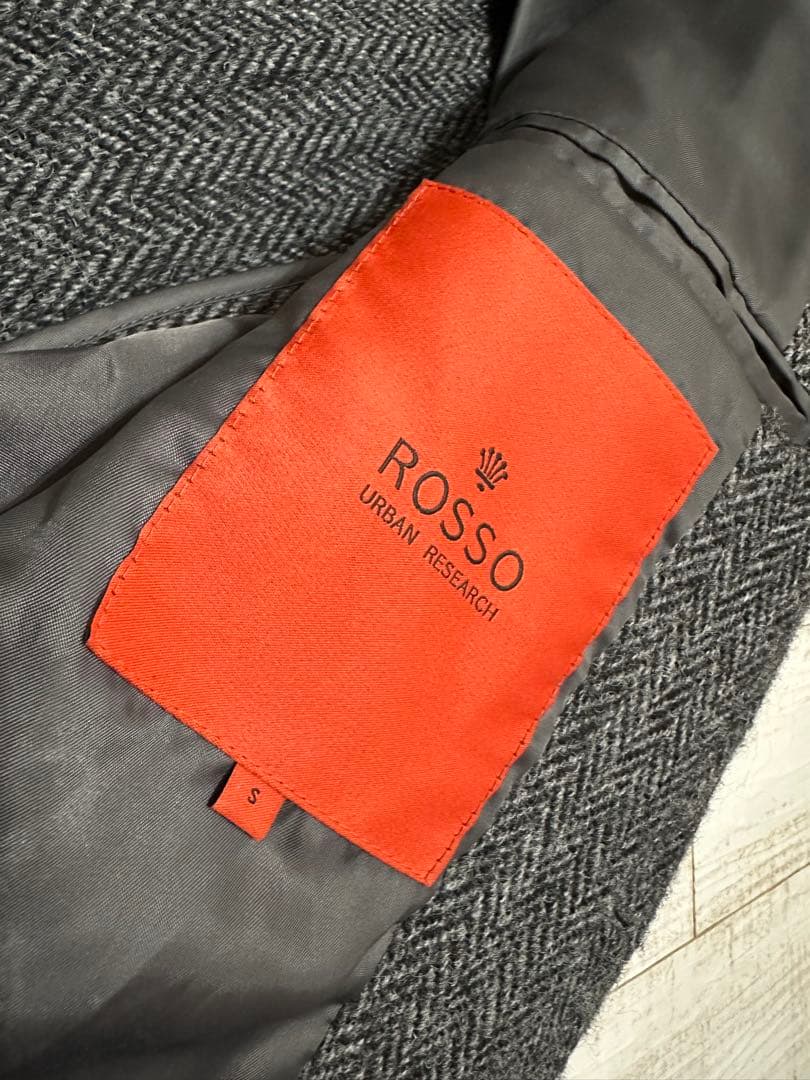 ★ アーバンリサーチ ハリスツイード テーラード ジャケット グレー S メンズ