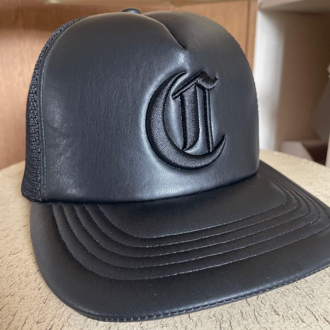 COOTIE レザーブラックキャップ　kj 森下直哉