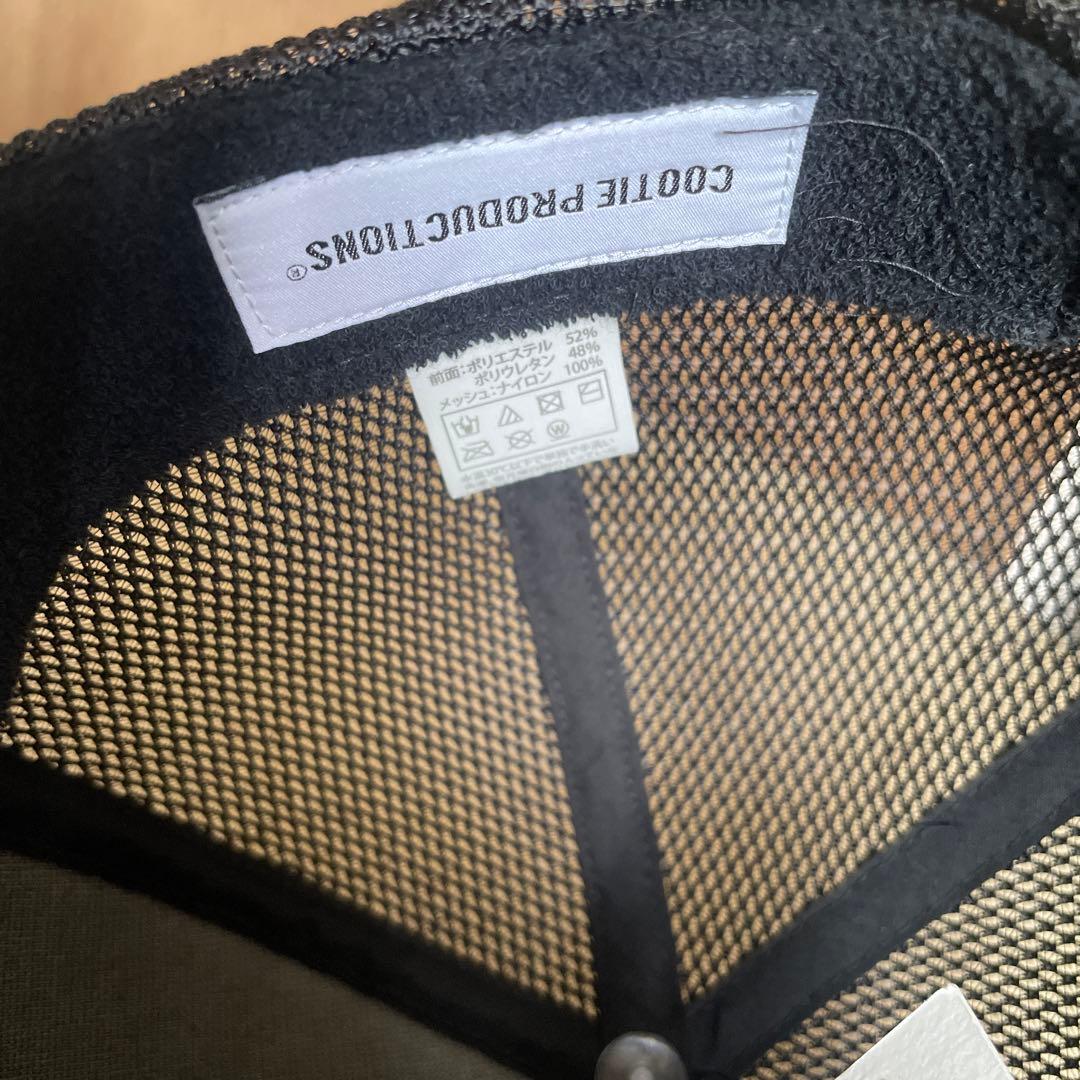 COOTIE レザーブラックキャップ　kj 森下直哉